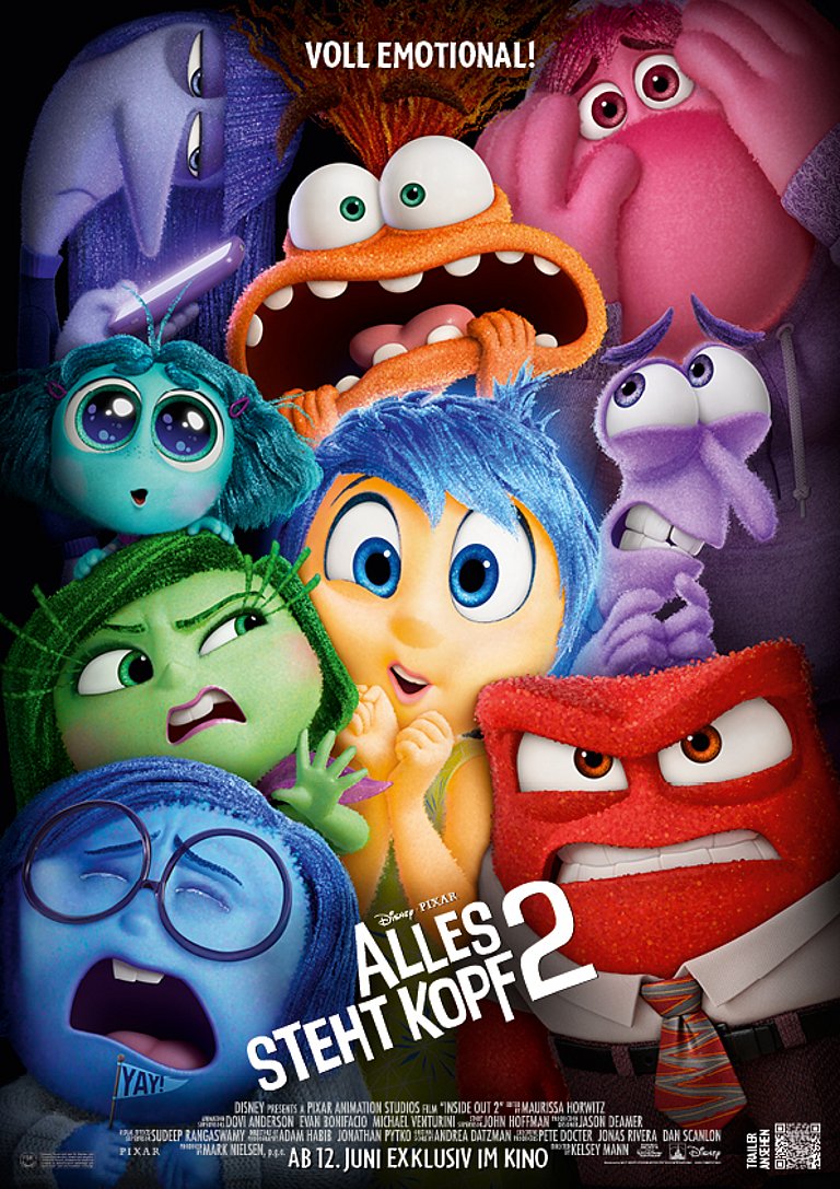 Filmplakat des Films Alles steht Kopf 2