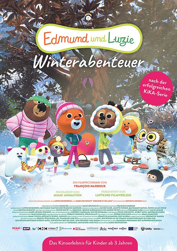 Filmplakat des Films Edmund und Luzie - Winterabenteuer